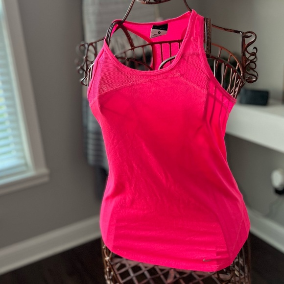 Women’s Nike Dri-Fit Racerback Bright Pink Tank Size Small - Picture 3 of 13